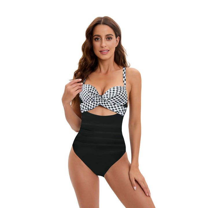 Damen Hochtaillierter Bikini mit modischem Twist-Design Echo Archiv