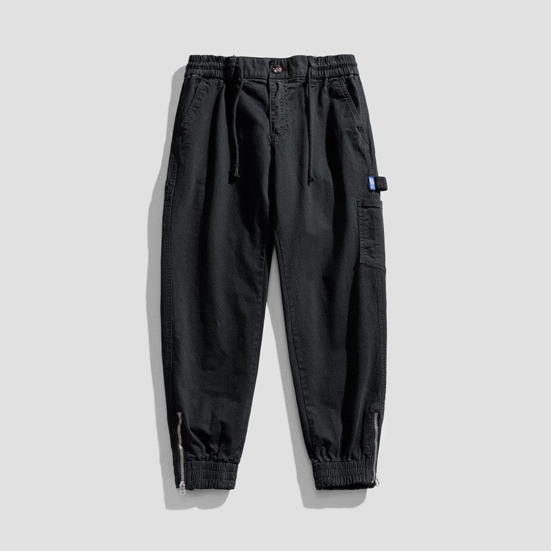 Herren Cargo-Jogginghose im Utility-Look mit elastischem Tunnelzugbund und verstärkten Pattentaschen Echo Archiv