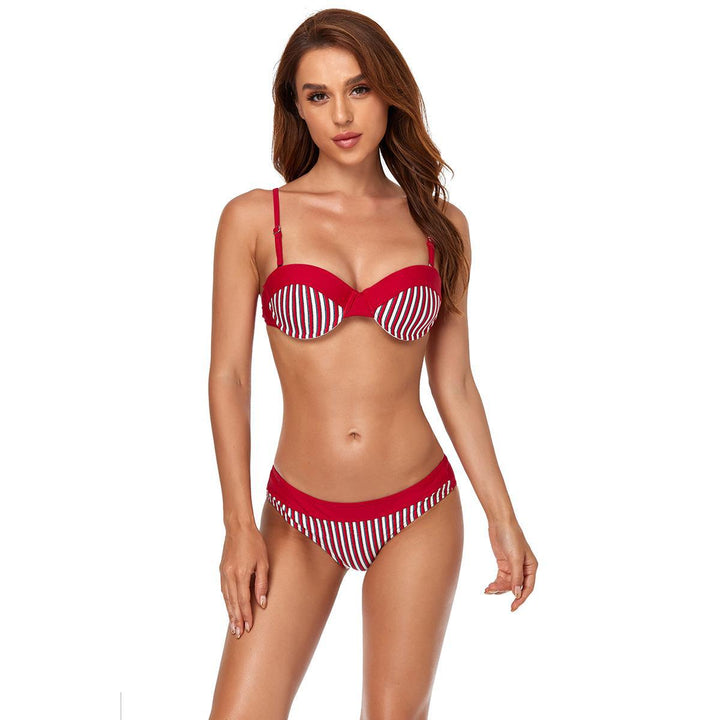 Damen Bikini mit raffiniertem Bügel-Oberteil und elastischem Unterteil Echo Archiv
