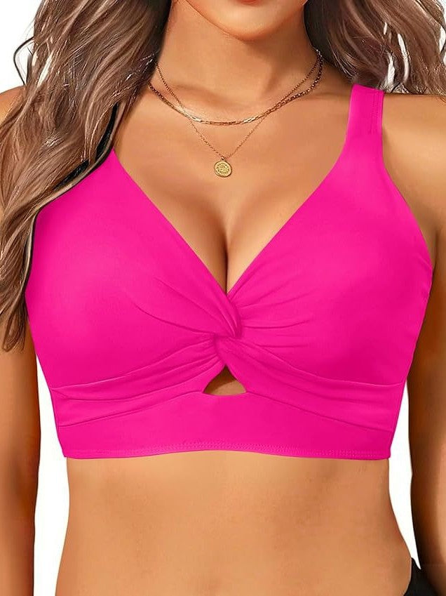 Damen sportliches Bikinioberteil mit floralem Design Echo Archiv