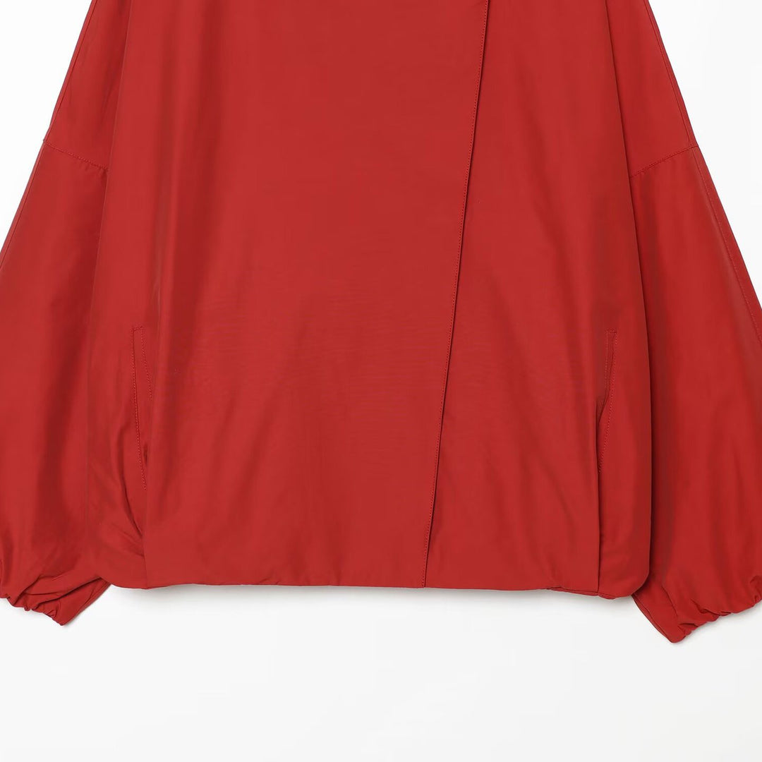 Damen Oversized Kurzjacke mit hohem Stehkragen und Ballonärmeln Echo Archiv