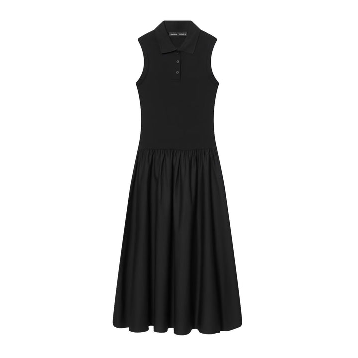 Damen Polo-Kleid mit schwingendem Rock und klassischem Kragen Echo Archiv