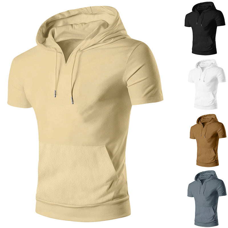 Herren Kapuzenshirt mit V-Ausschnitt und Kängurutasche Echoarchiv