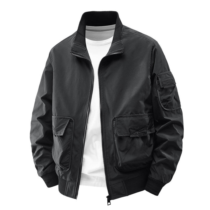 Herren praktische Bomberjacke mit Taschen Echo Archiv