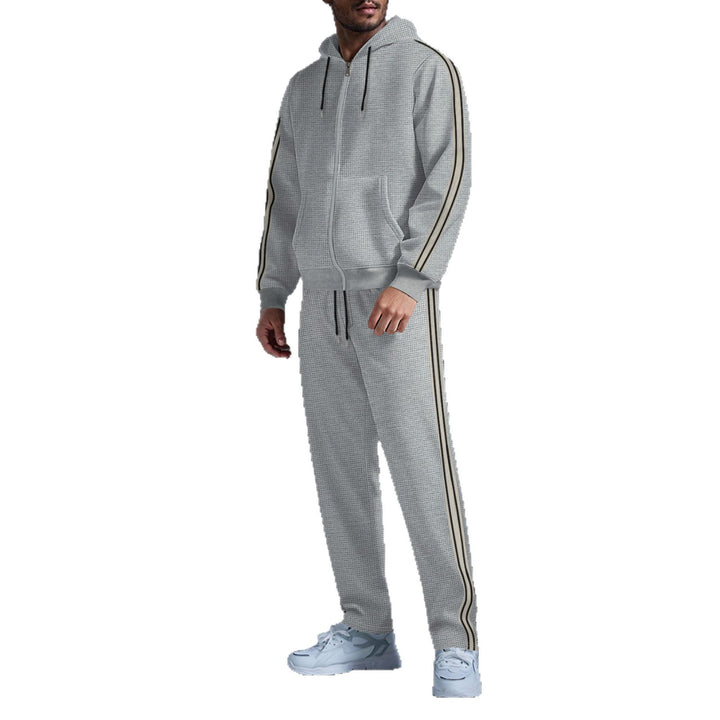 Herren lässiger Kapuzenpullover mit passenden Jogginghosen Echoarchiv