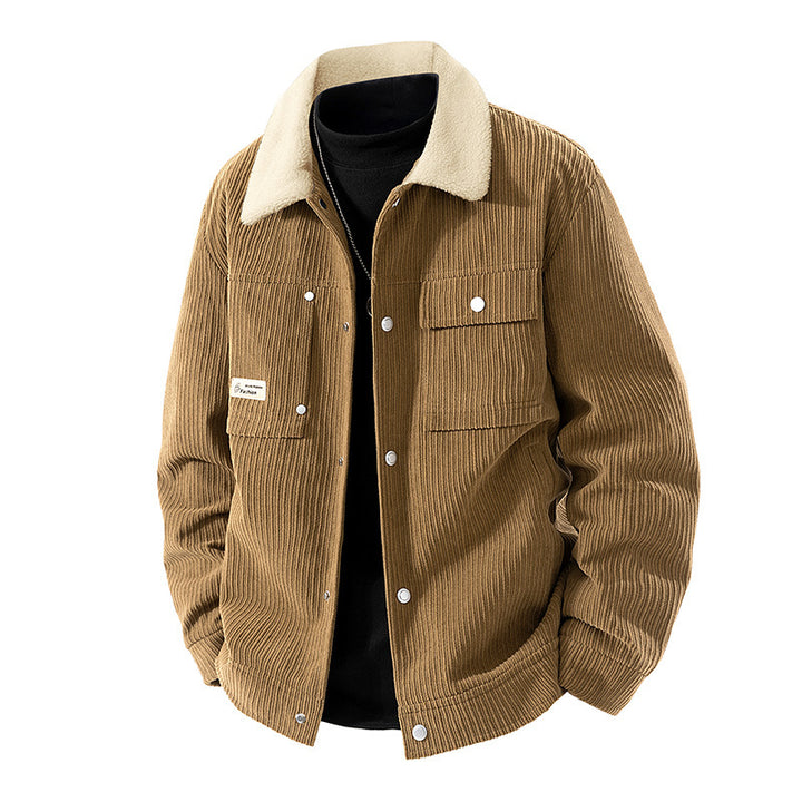 Herren modische Utility-Jacke mit Teddy-Kragen Echo Archiv