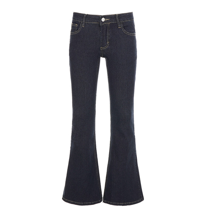 Damen Flared-Jeans mit stark ausgestelltem Schlag und figurbetonter Hüftpassform Echo Archiv