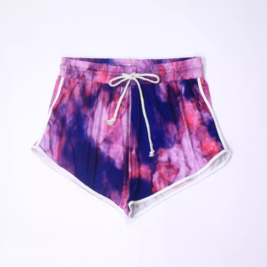 Damen lässige Badeshorts mit kreativem Farbverlauf Echo Archiv
