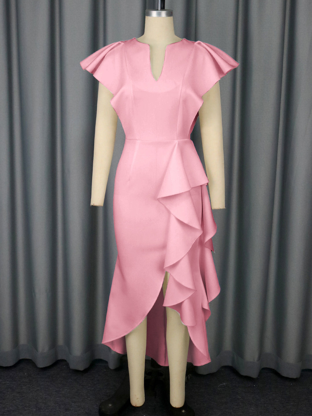 Damen Elegantes Wickelkleid mit voluminösen Drapierungen Echo Archiv