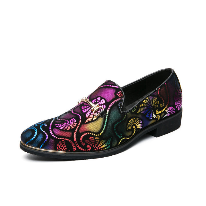 Herren eleganter Slip-On Loafer mit dekorativem Metalldetail, spitzer Form und gepolstertem Komfortfußbett Echo Archiv