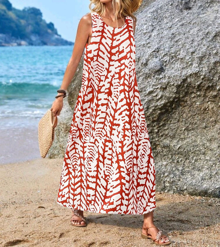 Damen Maxikleid mit einzigartigen Schmetterlingsdruck Echo Archiv