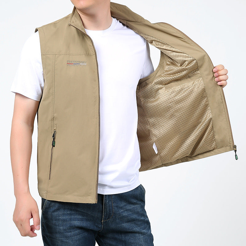 Herren Vielseitige Outdoor-Weste Echo Archiv