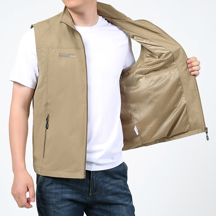 Herren Vielseitige Outdoor-Weste Echo Archiv