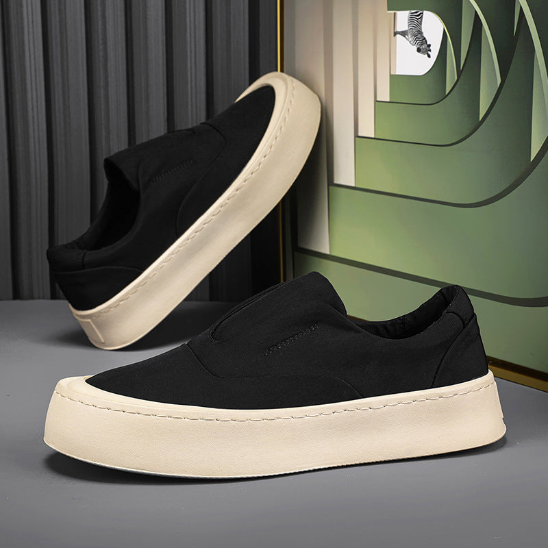 Damen Plateauslipper-Sneaker mit elastischer Schlupfpassform und dicker Gummi-Plateausohle Echoarchiv