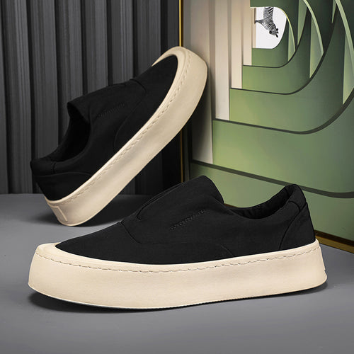 Damen Plateauslipper-Sneaker mit elastischer Schlupfpassform und dicker Gummi-Plateausohle Echoarchiv