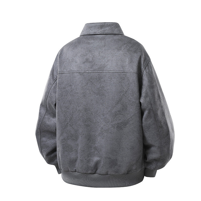Herren Modische Retro-Lederjacke Echo Archiv