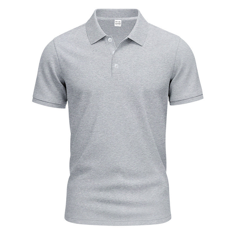 Herren nan Polokragen-Shirt mit schlanker Passform, atmungsaktiver Meshstruktur und flacher Zwei-Knopfleiste Echo Archiv