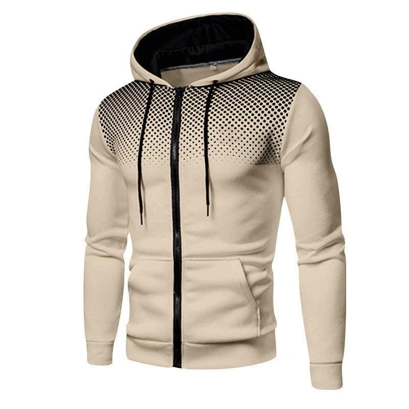 Herren Sportlicher Kapuzenpullover mit stylischem Grafikdesign Echoarchiv