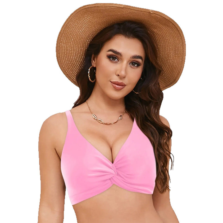 Damen Sportliches Bikinioberteil mit Twist-Design Echo Archiv