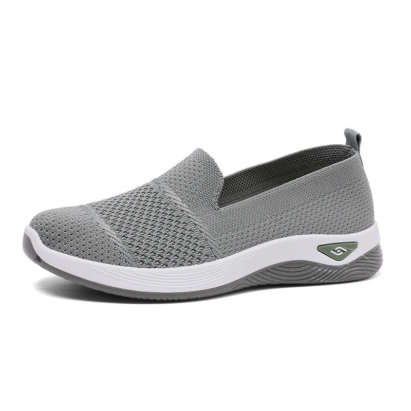 Damen nan gestrickter Slip-On Komfortsneaker mit sockenähnlicher Passform, atmungsaktivem Strickoberteil und stoßdämpfender EVA-Zwischensohle Echo Archiv