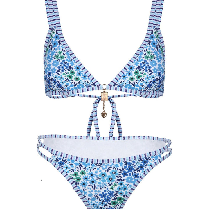 Damen Bikini-Set mit floralem Muster und verstellbaren Trägern Echo Archiv