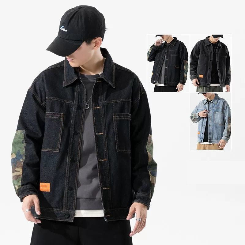 Herren Lässige Modern Denimjacke Echoarchiv
