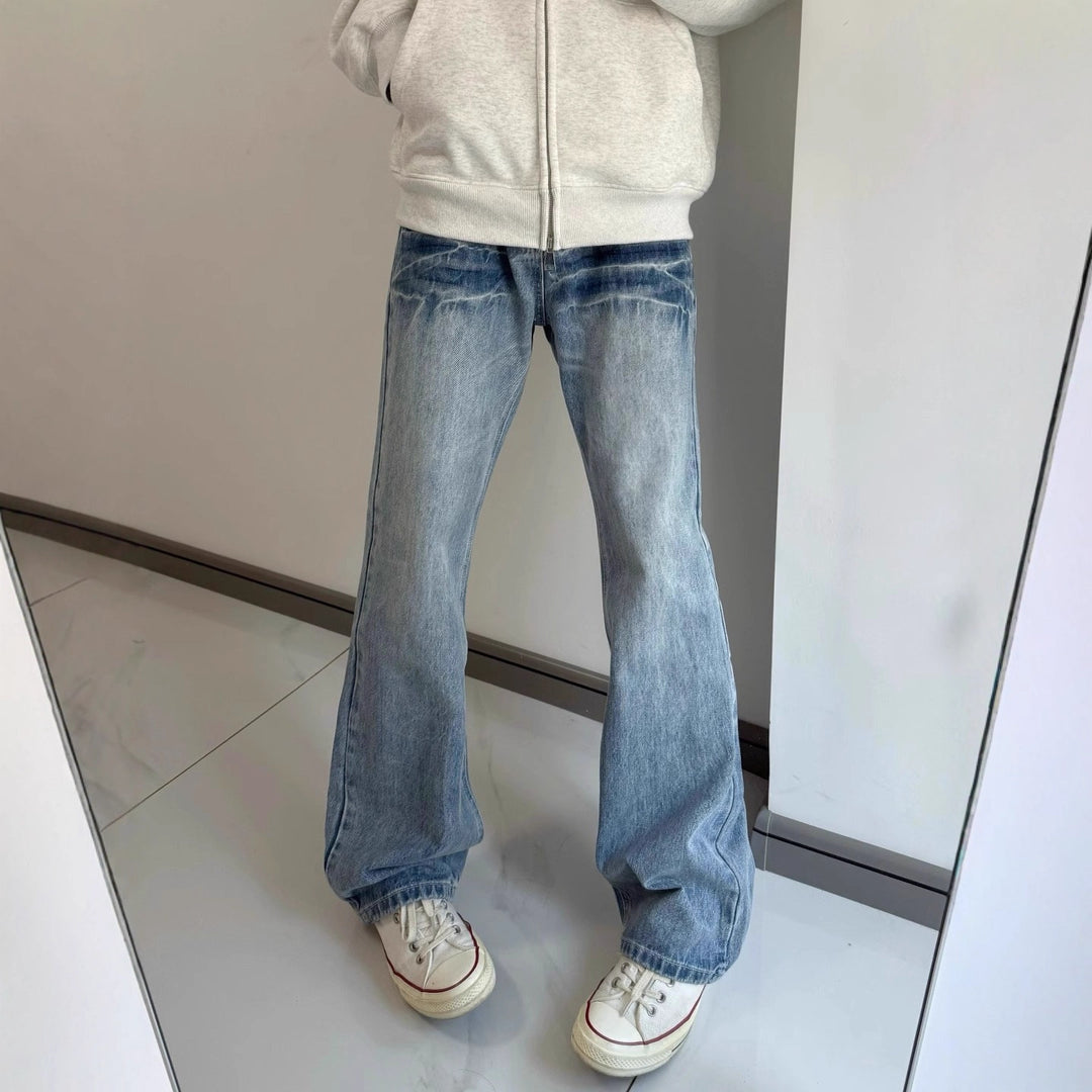Damen Modische Flared Jeans Echoarchiv