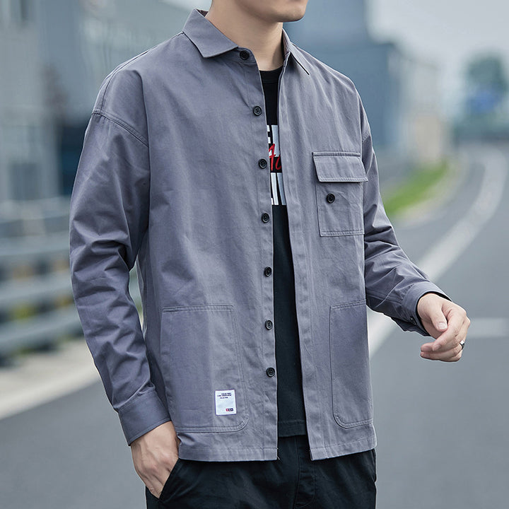 Herren modisches Overshirt mit praktischen Taschen und komfortablem Schnitt Echoarchiv
