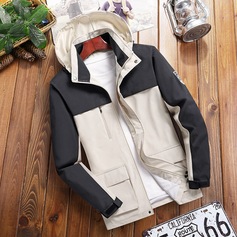 Herren Trendige Outdoor-Jacke mit abnehmbarer Kapuze Echo Archiv