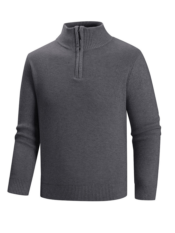 Herren Strickpullover mit hohem Kragen Echoarchiv