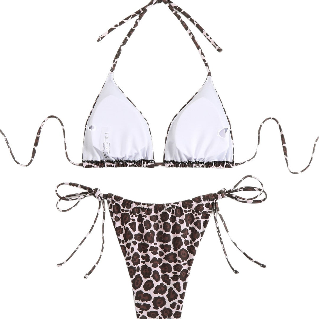 Damen Triangel-Bikini mit verstellbaren Trägern und niedrigem Schnitt Echo Archiv
