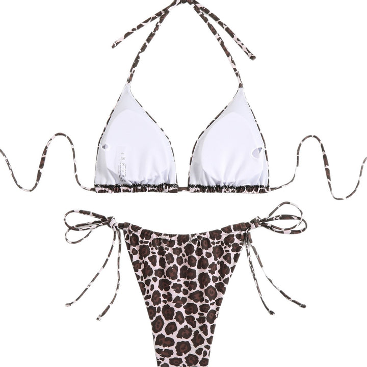Damen Triangel-Bikini mit verstellbaren Trägern und niedrigem Schnitt Echo Archiv