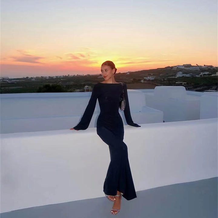 Damen elegantes, figurbetontes Abendkleid Echo Archiv