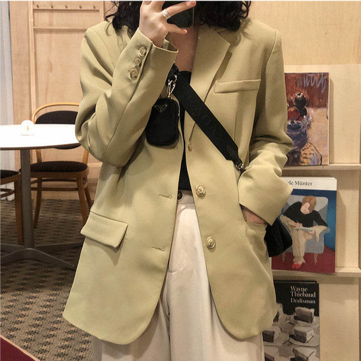 Damen Modischer Oversized Blazer Echoarchiv