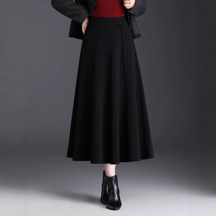 Damen Eleganter Maxirock mit hochfließendem Schnitt Echo Archiv