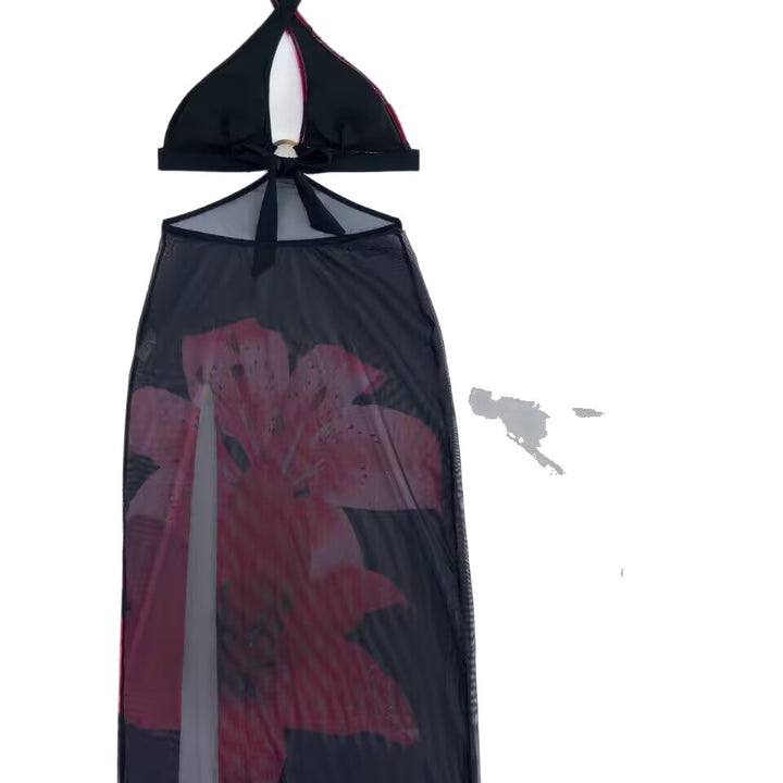 Damen Bikini-Set mit floralem Überwurf Echo Archiv