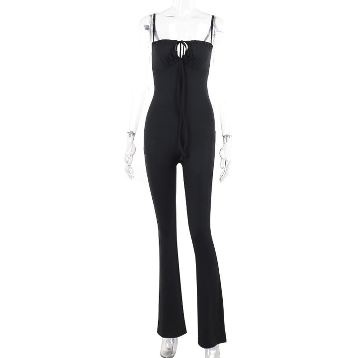 Damen Figurbetonter Jumpsuit mit raffinierter Schnürung Echo Archiv