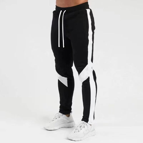 Herren Sportliche Slim-Fit Jogginghose mit Kontrastdetails Echoarchiv