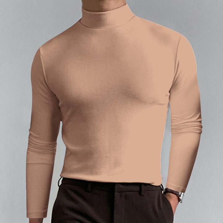 Herren Hochwertiger Rollkragenpullover Echoarchiv