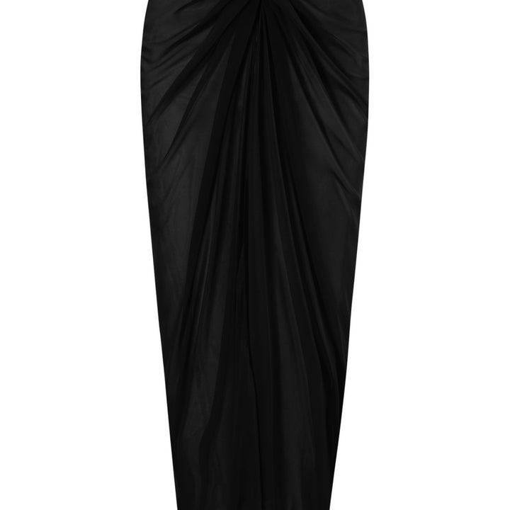 Damen einseitiger Badeanzug mit elegantem Drapierungsdesign und passendem Pareo Echo Archiv