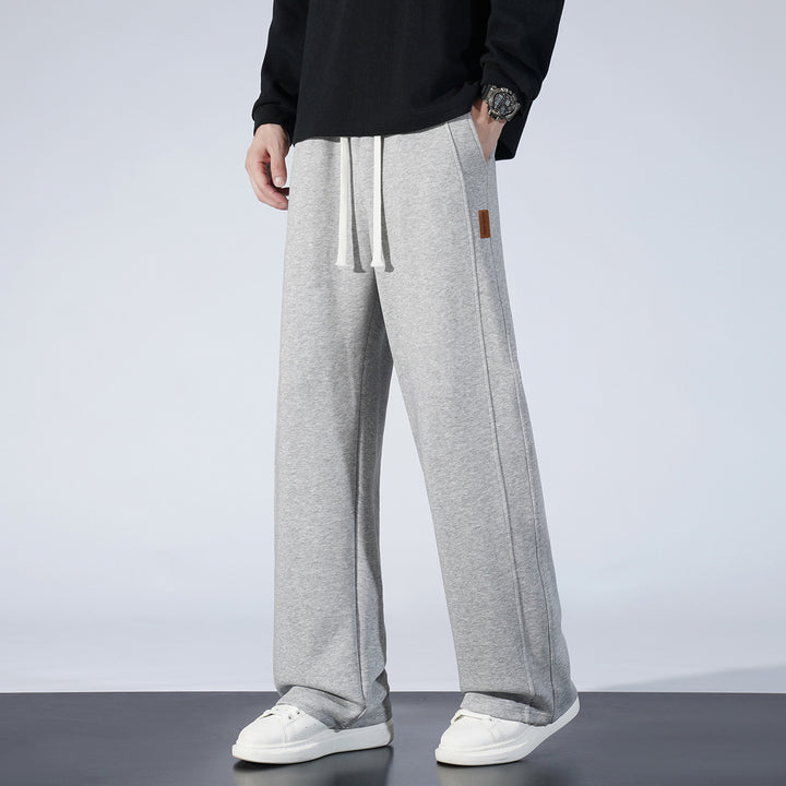 Damen Weite Lounge-Sweathose mit Tunnelzug und geradem Bein Echo Archiv