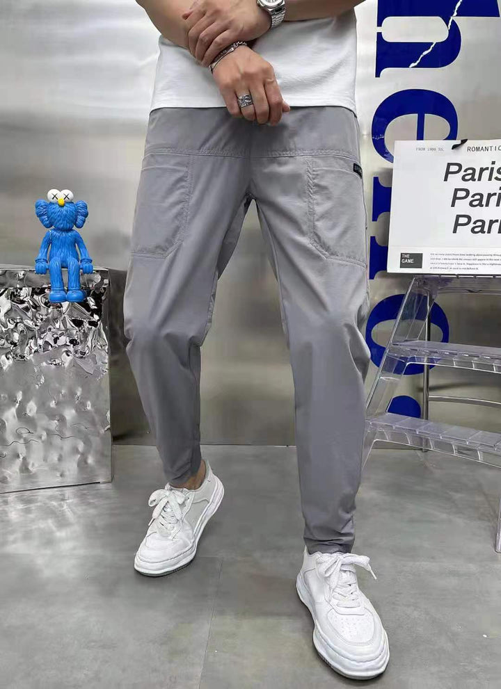 Herren nan sportive Cargojoggerhose mit elastischem Bund, Kordelzug und konischem Beinabschluss Echo Archiv