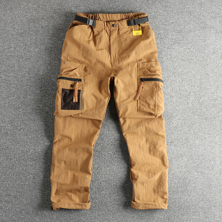 Herren Cargo-Hose mit multifunktionalen Taschen und verstellbarem Bund Echoarchiv