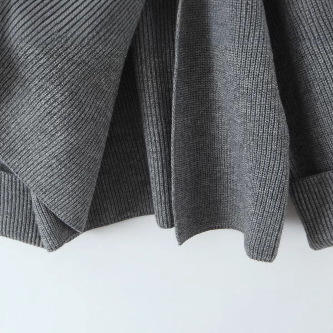 Damen Oversized Rollkragen‑Strickpullover mit Rippstruktur Echoarchiv