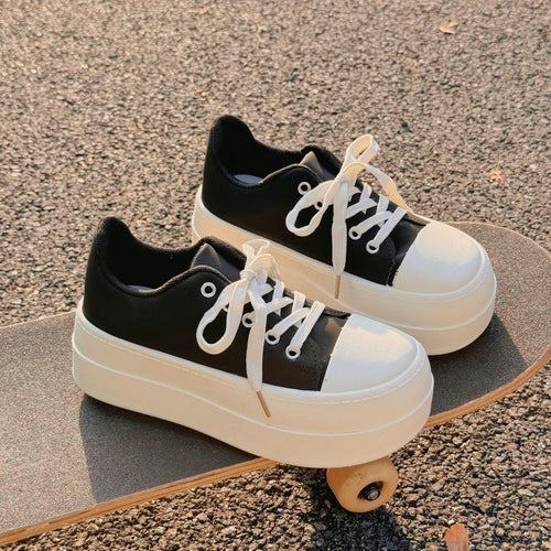 Damen Plateau Sneakers mit modischem Design und bequemer Dämpfung Echo Archiv