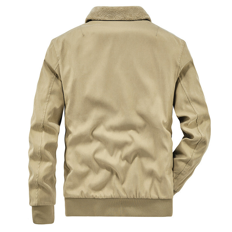 Herren Übergangsjacke mit wärmendem Sherpa-Futter Echoarchiv