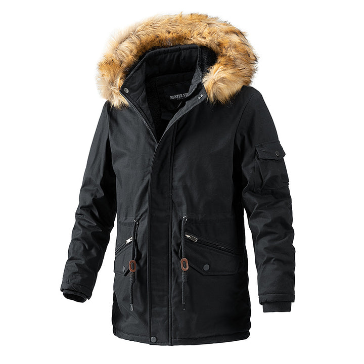 Herren Wetterfeste Parka Jacke Echo Archiv