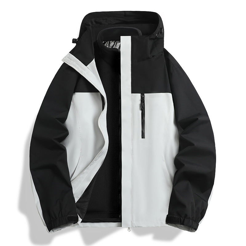 Herren Zwei-in-eins Softshell-Hybridjacke mit abnehmbarer Fleece-Innenjacke und wasserabweisender Membran Echo Archiv