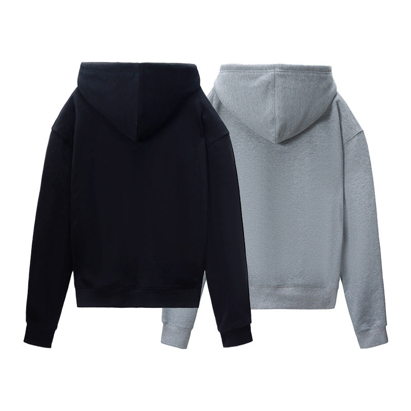 Unisex Kapuzenjacke mit durchgehendem Reißverschluss, entspanntem Oversize-Schnitt und Kängurutasche Echo Archiv