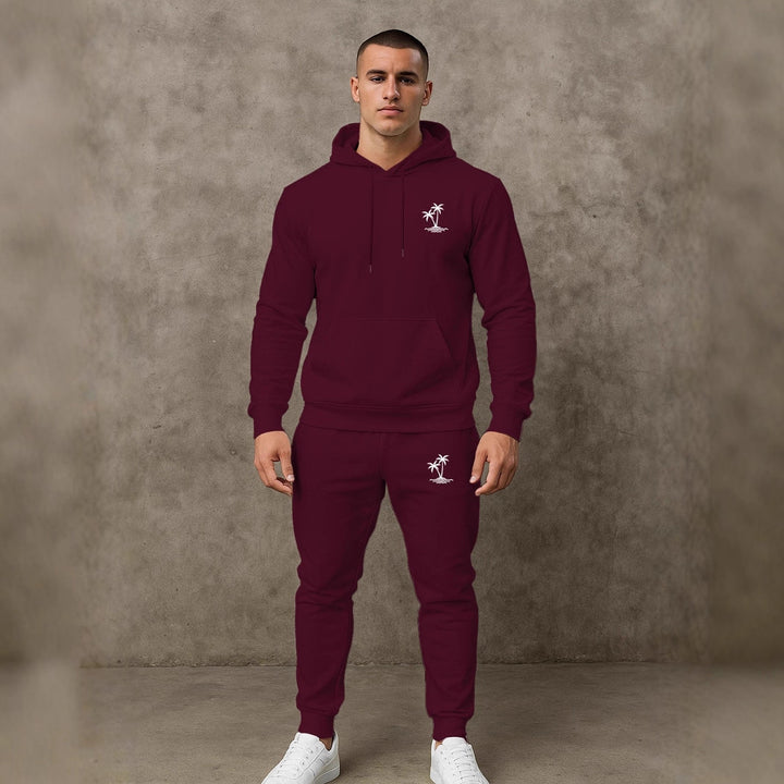 Herren lässiger Hoodie und Jogginghose Set Echoarchiv